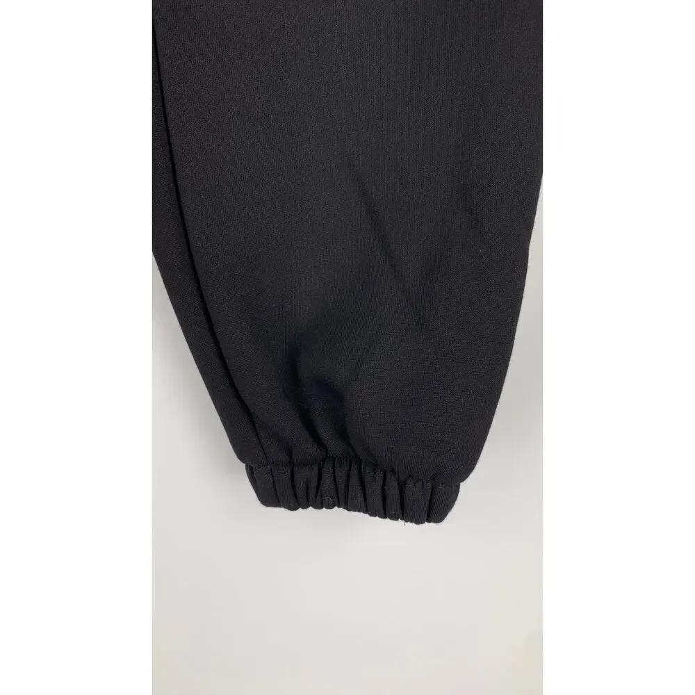 Ethos Oversized Sweatpants Womens Small Black New Athleisure Joggers Loungewear